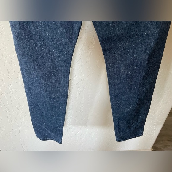 Levi’s| Women’s Wedgie High Rise Jeans, Dark Wash with Spotted Details—Size 24• - Picture 10 of 16